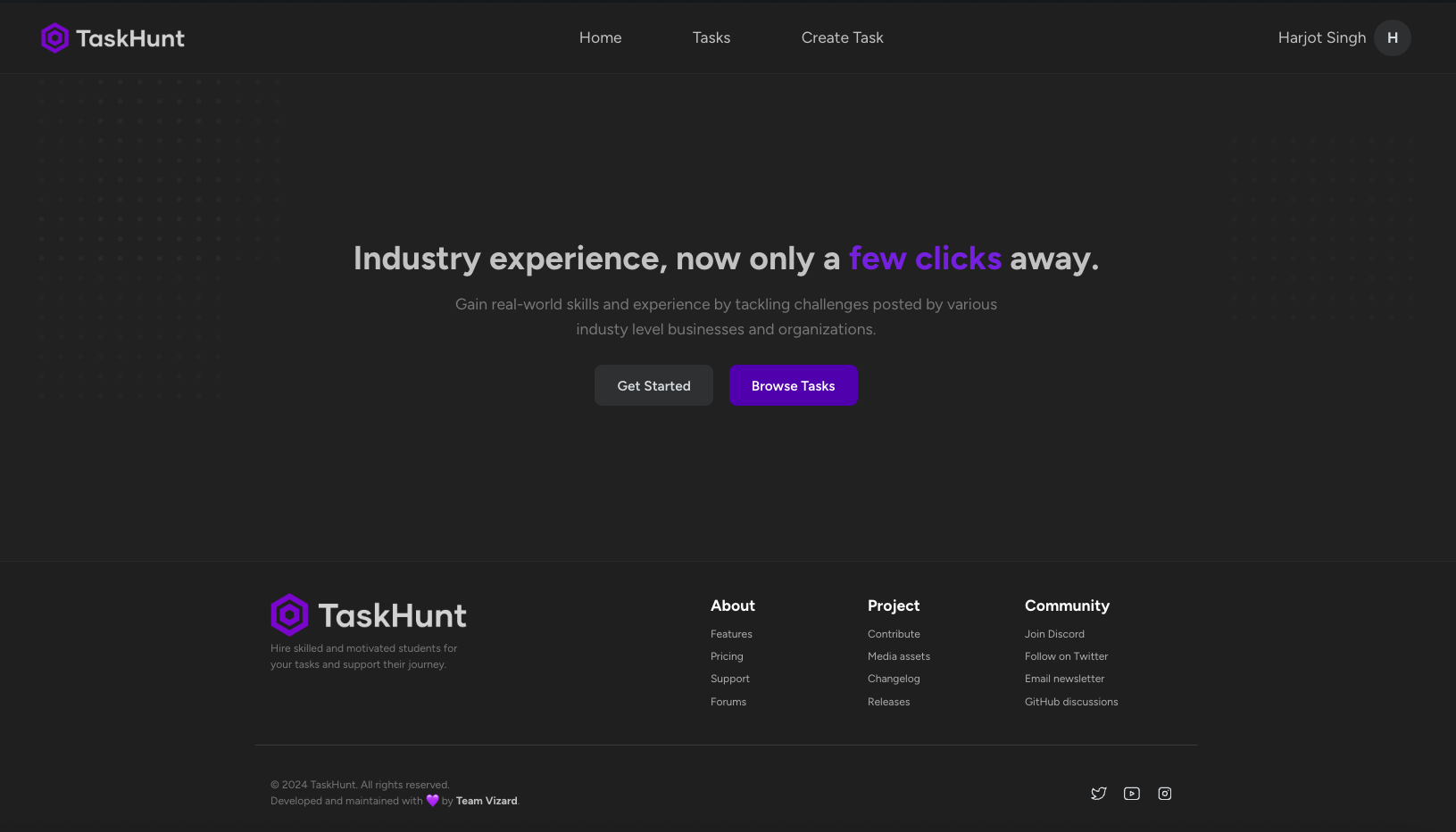 TaskHunt screenshot
